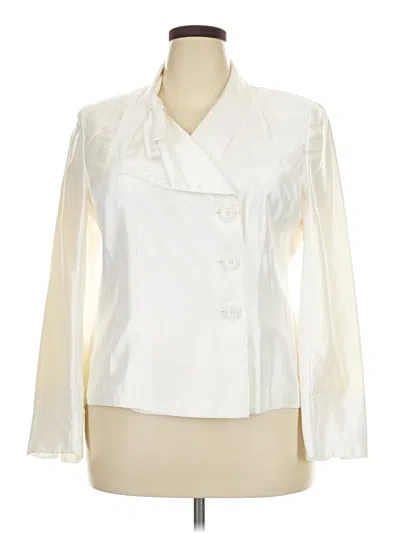 Pre-owned Le Suit Blazer Jacket In Ivory
