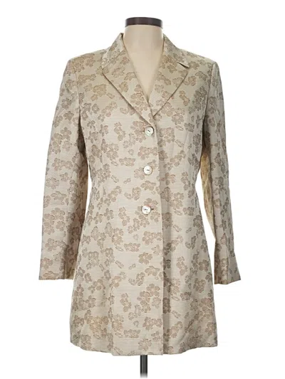 Pre-owned Le Suit Blazer Jacket In Ivory