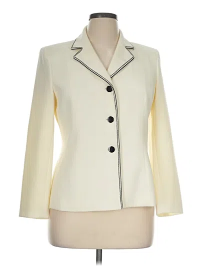 Pre-owned Le Suit Blazer Jacket In Ivory