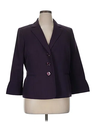 Pre-owned Le Suit Blazer Jacket In Purple