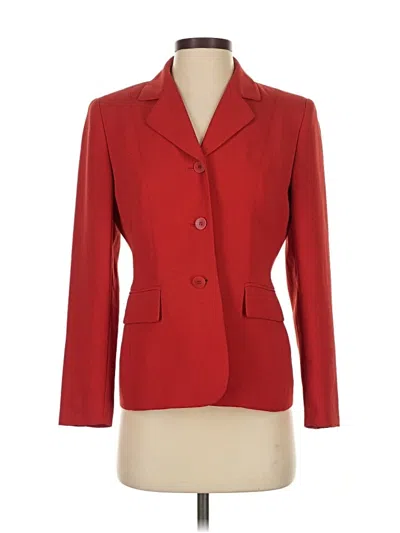 Pre-owned Le Suit Blazer Jacket In Red