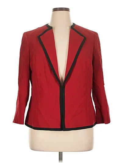 Pre-owned Le Suit Blazer Jacket In Red