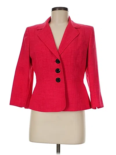Pre-owned Le Suit Blazer Jacket In Red