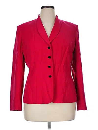 Pre-owned Le Suit Blazer Jacket In Red