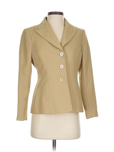 Pre-owned Le Suit Blazer Jacket In Tan