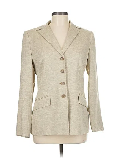 Pre-owned Le Suit Blazer Jacket In White