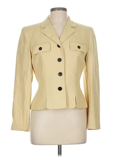 Pre-owned Le Suit Blazer Jacket In White