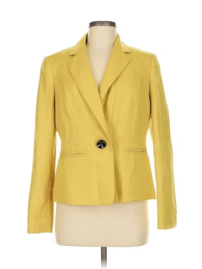 Pre-owned Le Suit Blazer Jacket In Yellow