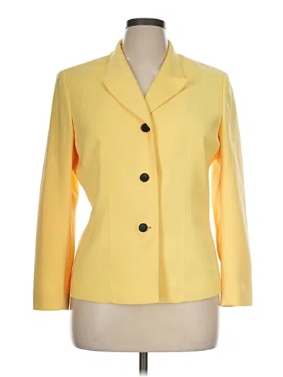 Pre-owned Le Suit Blazer Jacket In Yellow