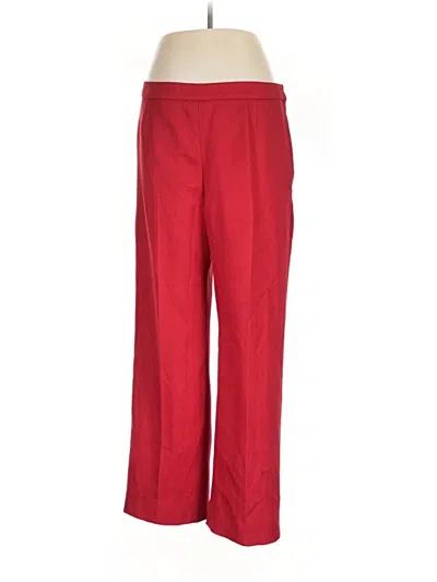 Pre-owned Le Suit Casual Pants In Red
