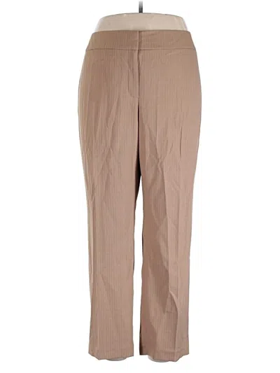 Pre-owned Le Suit Casual Pants In Tan