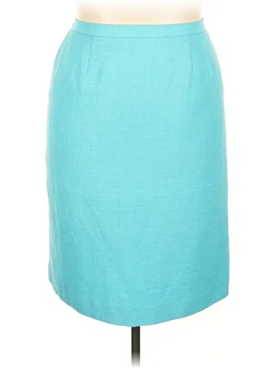 Pre-owned Le Suit Casual Skirt In Blue