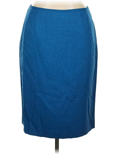 Pre-owned Le Suit Casual Skirt In Blue