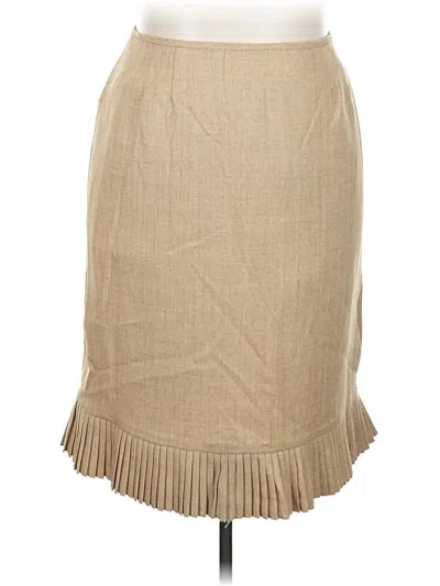 Pre-owned Le Suit Casual Skirt In Brown