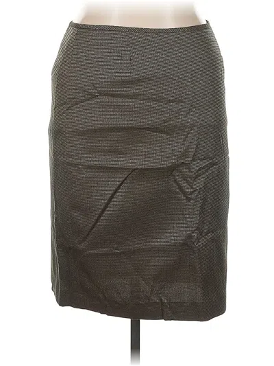 Pre-owned Le Suit Casual Skirt In Gray