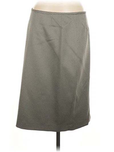 Pre-owned Le Suit Casual Skirt In Gray