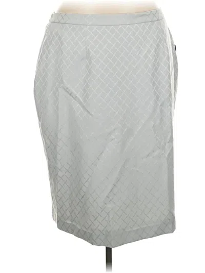 Pre-owned Le Suit Casual Skirt In Gray