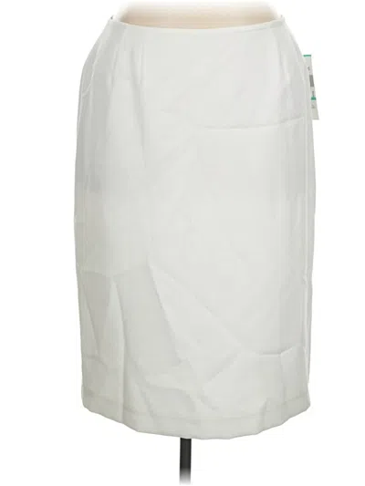 Pre-owned Le Suit Casual Skirt In White