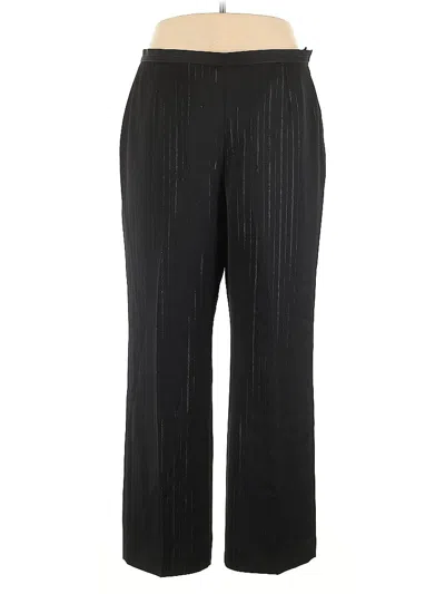Pre-owned Le Suit Dress Pants In Black