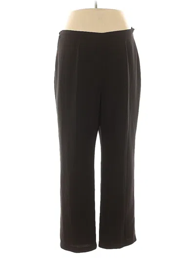 Pre-owned Le Suit Dress Pants In Black