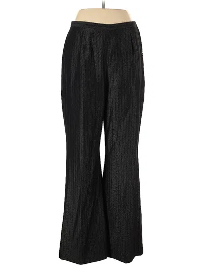 Pre-owned Le Suit Dress Pants In Black