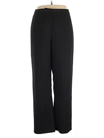 Pre-owned Le Suit Dress Pants In Black