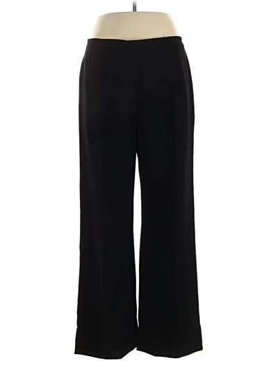 Pre-owned Le Suit Dress Pants In Black