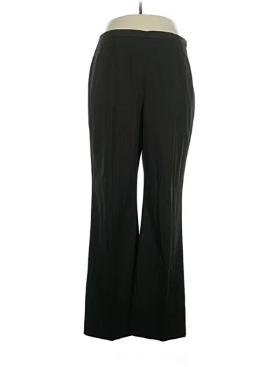 Pre-owned Le Suit Dress Pants In Black