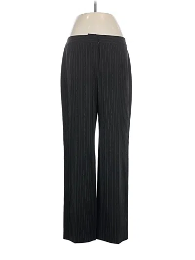 Pre-owned Le Suit Dress Pants In Black