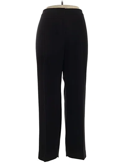 Pre-owned Le Suit Dress Pants In Black