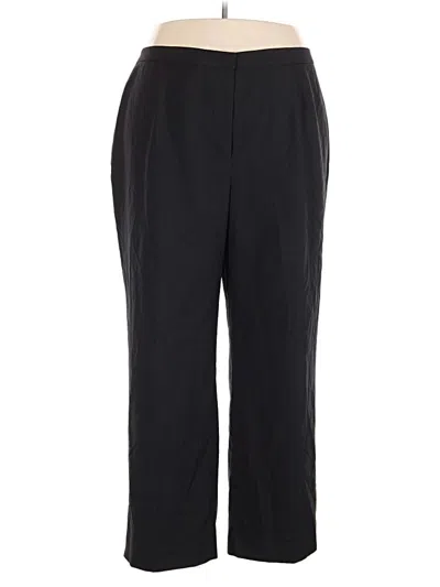 Pre-owned Le Suit Dress Pants In Black