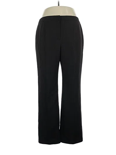 Pre-owned Le Suit Dress Pants In Black