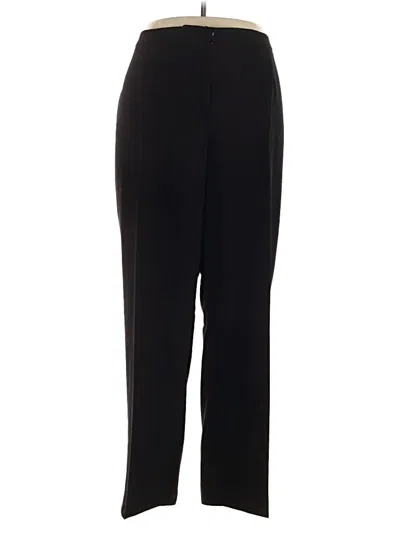 Pre-owned Le Suit Dress Pants In Black