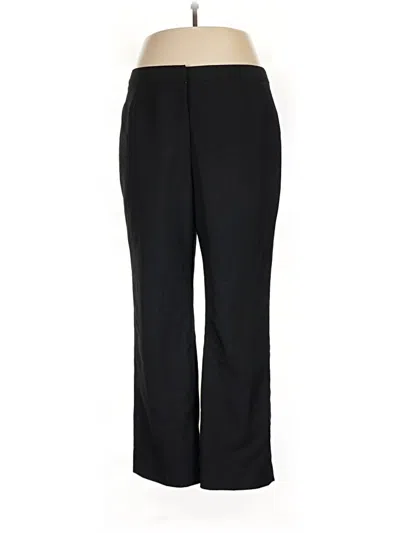 Pre-owned Le Suit Dress Pants In Black