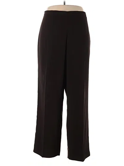Pre-owned Le Suit Dress Pants In Black