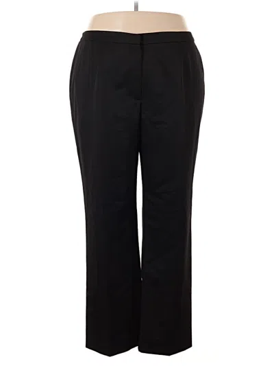 Pre-owned Le Suit Dress Pants In Black