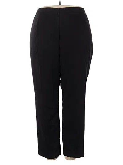 Pre-owned Le Suit Dress Pants In Black