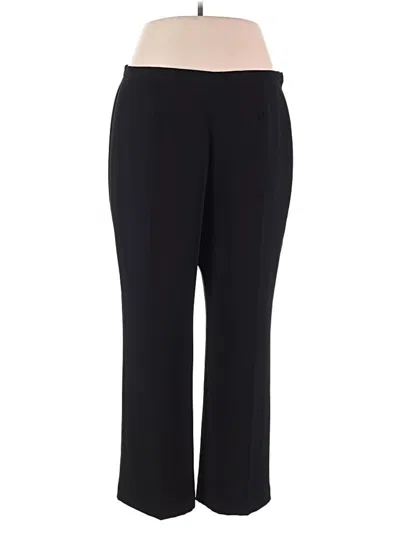 Pre-owned Le Suit Dress Pants In Black