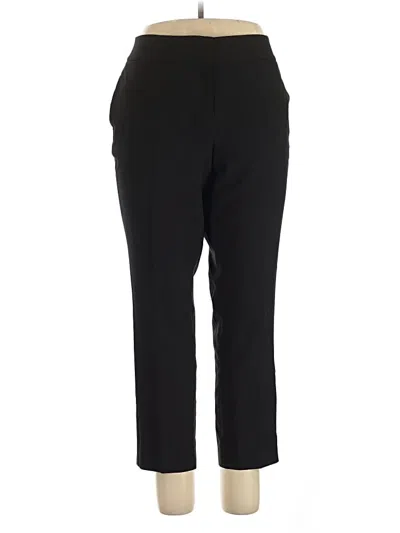 Pre-owned Le Suit Dress Pants In Black