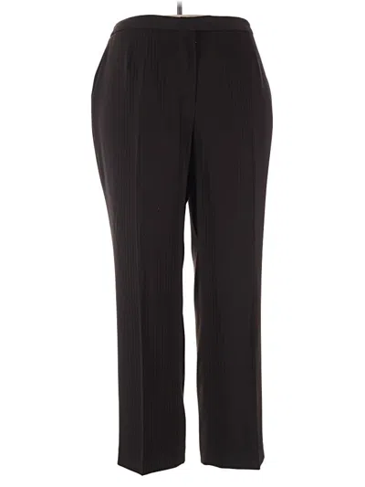 Pre-owned Le Suit Dress Pants In Black