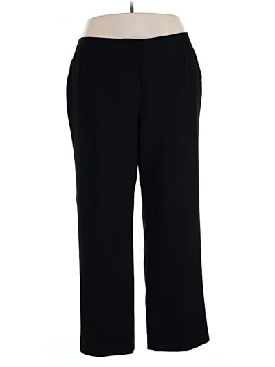 Pre-owned Le Suit Dress Pants In Black