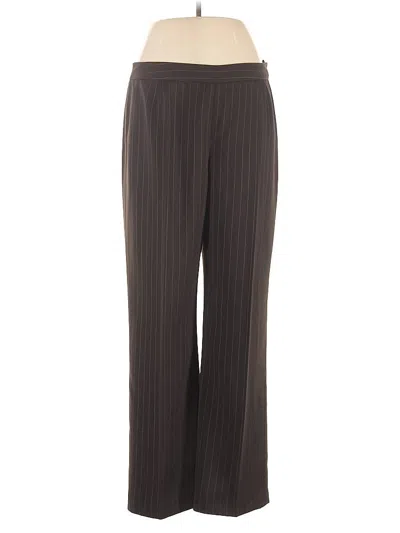 Pre-owned Le Suit Dress Pants In Brown