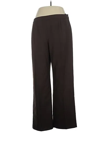 Pre-owned Le Suit Dress Pants In Brown