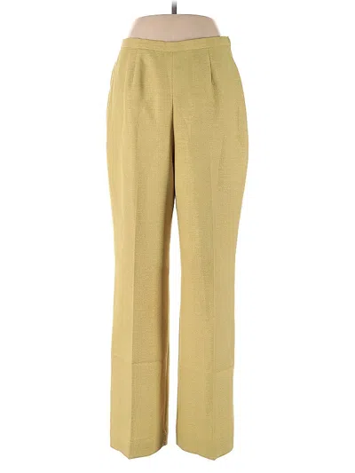 Pre-owned Le Suit Dress Pants In Gold