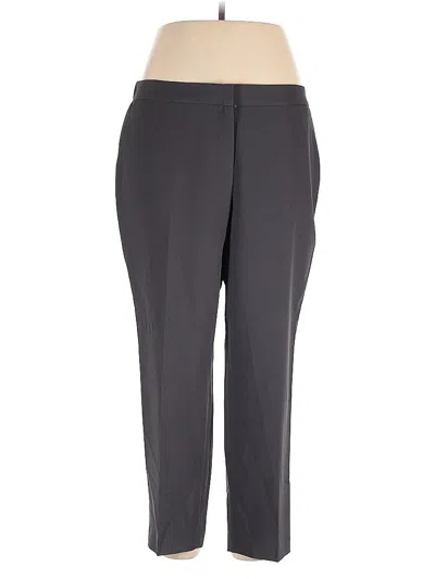 Pre-owned Le Suit Dress Pants In Gray