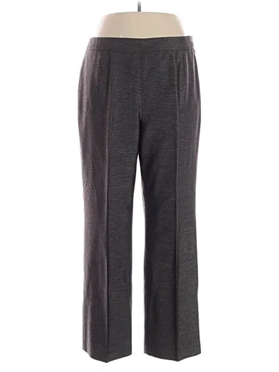 Pre-owned Le Suit Dress Pants In Gray