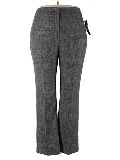 Pre-owned Le Suit Dress Pants In Gray