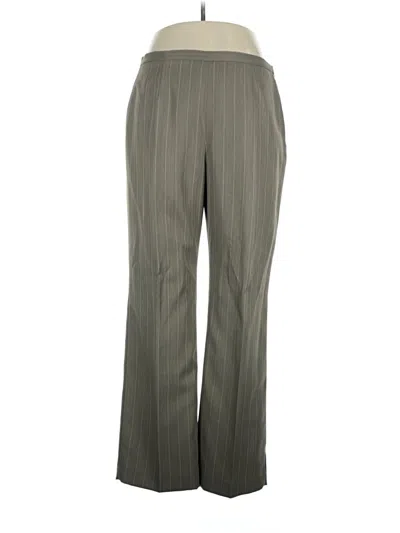 Pre-owned Le Suit Dress Pants In Gray