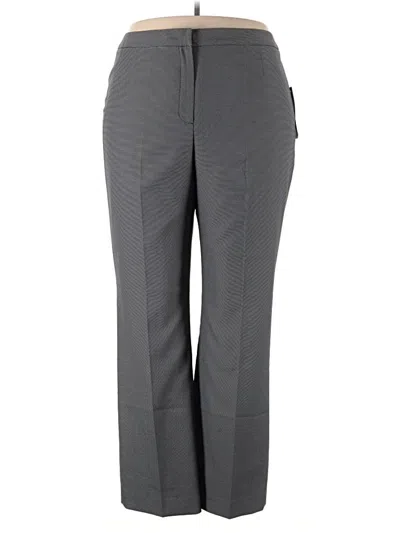 Pre-owned Le Suit Dress Pants In Gray