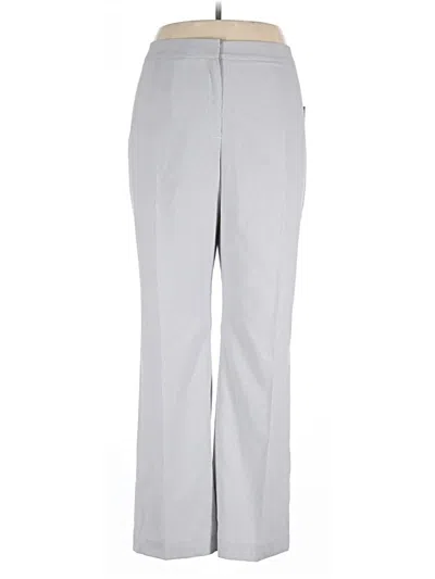 Pre-owned Le Suit Dress Pants In Gray